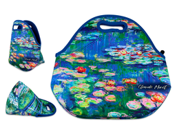 Breakfast/travel bag - C. Monet, Water lilies (CARMANI)