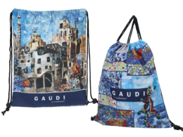 Back bag - inspired by the painting of A. Gaudi (CARMANI)