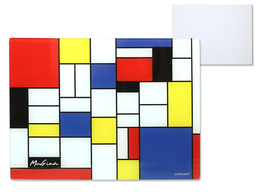 Glass cutting board - P. Modrian (CARMANI)