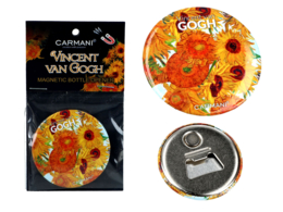 Magnetic bottle opener - V. van Gogh, Sunflowers (CARMANI)