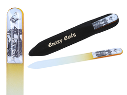 Glass nail file - Koci Świat (Carmani)