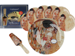 Dessert set - G. Klimt, The Kiss