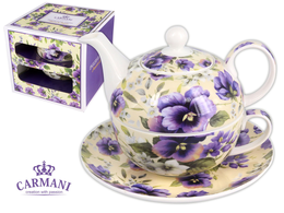 Tea for one - Pansies (CARMANI)