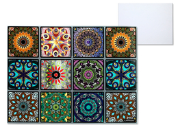 Glass cutting board - Mosaic design (CARMANI)