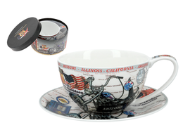 Cup with saucer - Motors (CARMANI)