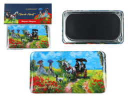 Magnes prostokątny - Inspirowane malarstwem C. Monet (CARMANI)