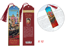 Kpl. 12 zakładek do książki - F. Kahlo (CARMANI)