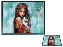Table mat - N. Bonilla, Clara's Cat Tales (CARMANI)