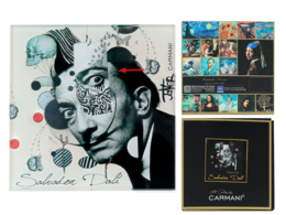 Glass coaster - inspired by the painting of S. Dali (CARMANI)