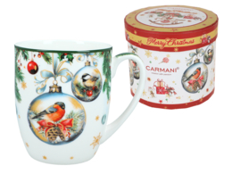 Christmas mug - Christmas baubles (CARMANI)