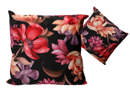 Pillow with filling/zip - Flowers (CARMANI)