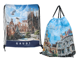 Back bag - inspired by the painting of A. Gaudi (CARMANI)