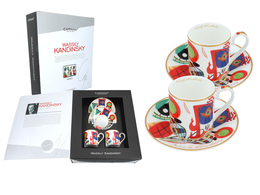 Set of 2 espresso cups - Wassily Kandinsky, Muses (CARMANI)