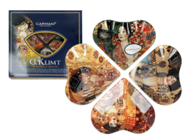 Set of 4 decorative bowls - G. Klimt, collage (CARMANI)
