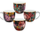 Cup with saucer - Georgius Johannes van Os, baroque flowers (Carmani)