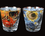Juego de 2 vasos de whisky - V. Van Gogh, Starry Night + Cafe Terrace por la noche (Carmani)