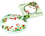 Ceramic, round pad - wild strawberry (CARMANI)