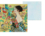 Glass coaster - G. Klimt, Woman with a fan (CARMANI)