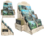 Set of 36 glass coasters in a display - Peasant settlement (CARMANI)
