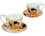 Filiżanka espresso Vanessa - G. Klimt, Pocałunek, białe tło (CARMANI)