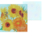 Glass coaster - V. van Gogh, Sunflowers (CARMANI)