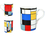 Taza - P. Mondrian, Composición A (Carmani)