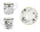 Set of cup and saucer - L. Da Vinci, the Vitruvian Man (CARMANI)