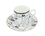 Set of cup and saucer - L. Da Vinci, the Vitruvian Man (CARMANI)