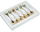Set 6 teaspoons - flowers on the head (Carmani)