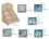 Set of 36 glass coasters in a display - J. Sorolla (CARMANI)