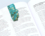 Set of magnetic notebook and magnet - V. van Gogh, Blossoming Almond Tree (CARMANI)