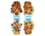 Set of magnetic notebook and 2 magnetic bookmarks - V. van Gogh, Sunflowers (CARMANI)